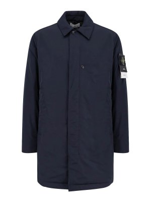 STONE ISLAND: ショートコート - ショートコート - ブルー