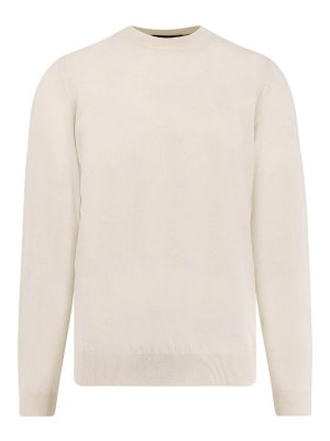 Hugo Boss: maglia collo a barchetta - Maglia In Lana Seta E Cashmere