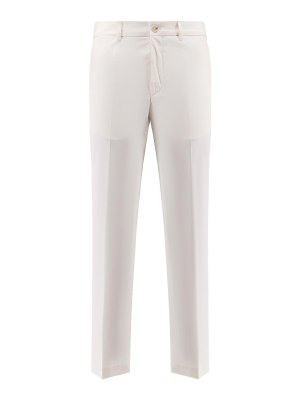 Hugo Boss: pantaloni casual - Pantaloni In Cotone E Seta