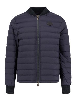 BURBERRY: padded jackets - Dalham down jacket with patch ekd