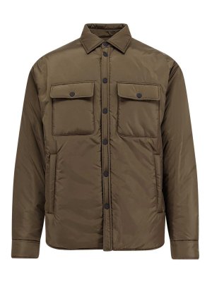 DSQUARED2: blazers - Giacca/Camicia In Nylon Imbottita