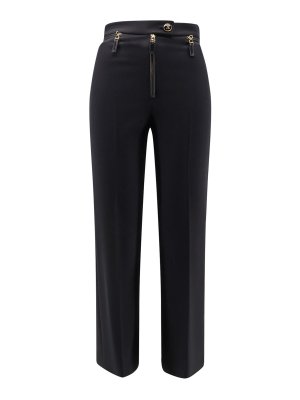 ELISABETTA FRANCHI: casual trousers - Logato button trousers