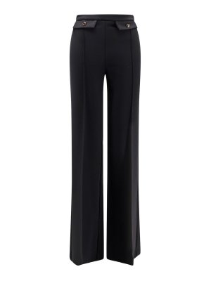 ELISABETTA FRANCHI: casual trousers - Pants with double logo button