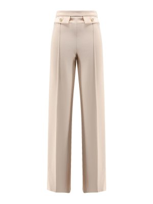 ELISABETTA FRANCHI: Pantalons casual - Pantalons Décontractés - Blanc