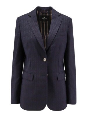 ETRO: Vestes de costume - Blazer - Bleu