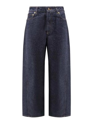 GIVENCHY: bootcut jeans - Jeans Twisted Dark Blue Denim