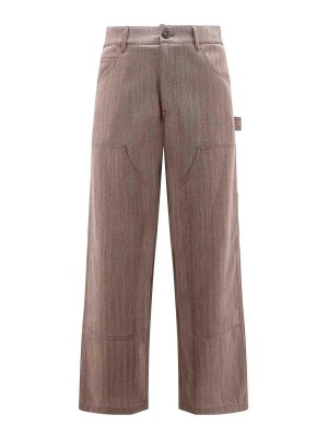 GOLDEN GOOSE: pantaloni casual - Pantaloni Marley In Misto Lana Vergine