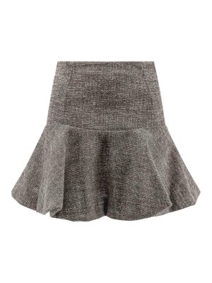 Pinko: mini skirts - Gonna Hot Dogs Mini In Flanella Tweed