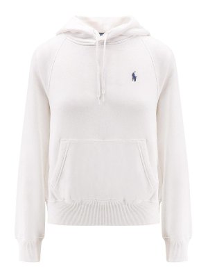 POLO RALPH LAUREN: Sweatshirts & Sweaters - Cotton sweatshirt with hood