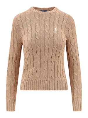 POLO RALPH LAUREN: U-Boot-Ausschnitt - U-Boot-Pullover - Camel