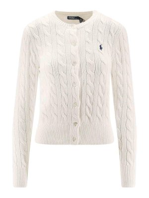 POLO RALPH LAUREN: Cardigans - Cardigan - Blanc