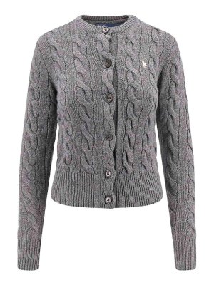 POLO RALPH LAUREN: Cárdigans - Cárdigan - Gris