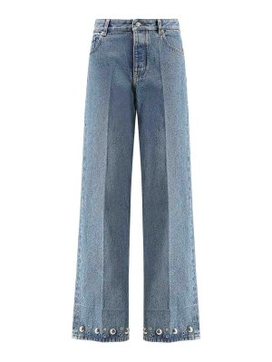 VALENTINO: bootcut jeans - Jeans with metal details