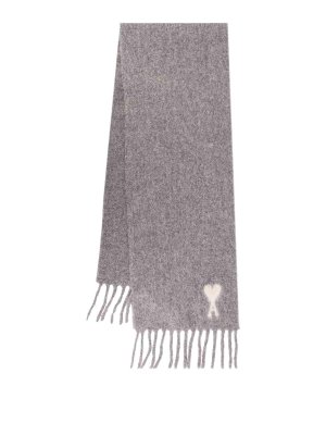 AMI PARIS: scarves - Scarf in Alpaca mixed