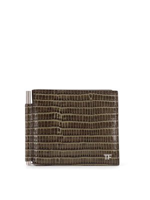 TOM FORD: wallets & purses - Coconut effect leather wallet