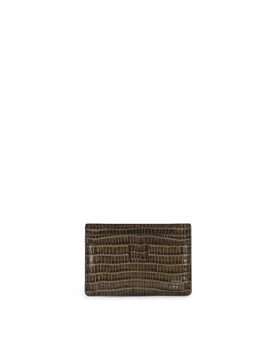 TOM FORD: wallets & purses - Coconut effect leather holder