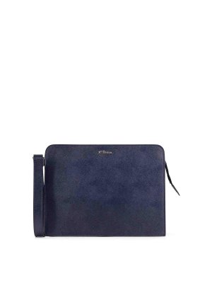 KITON: Clutches - Clutch - Blau