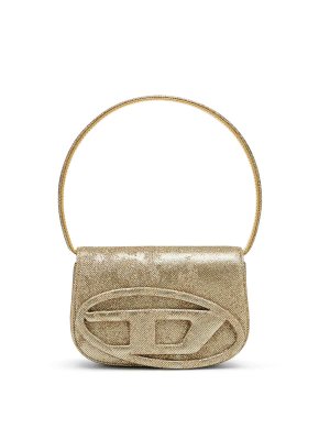 DIESEL: cross body bags - 1DR shoulder bag in glittery fabric