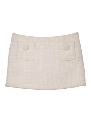 MARC JACOBS: Knee length skirts & Midi - Tweed Mini Skirt