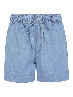 SOSUE: Trousers Shorts - Denim Cotton Shorts