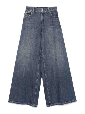 ALICE+OLIVIA: bootcut jeans - Branson Denim Cotton Jeans
