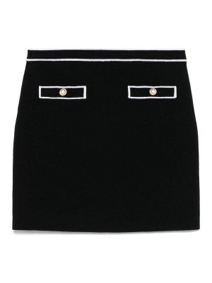 ALICE+OLIVIA: Knee length skirts & Midi - Cotton Mini Skirt