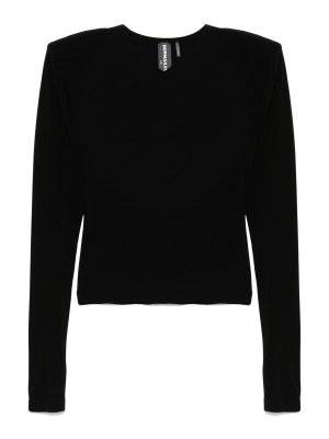 Norma Kamali: Top e canotte - Top-collo a V.