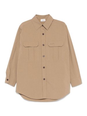 P.A.R.O.S.H.: shirts - Nylon And Cotton Blend Shirt