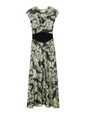 TORY BURCH: maxi dresses - Printed Midi Dress