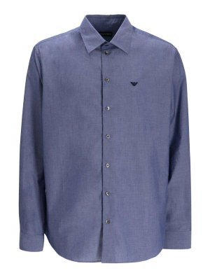 EMPORIO ARMANI: Chemises - Chemise - Gris