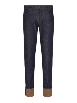 EMPORIO ARMANI: Bootcut - Bootcut Jeans - Blau