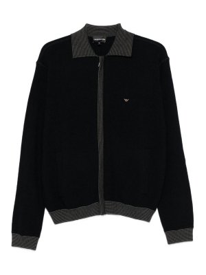 EMPORIO ARMANI: カーディガン - カーディガン - ブルー