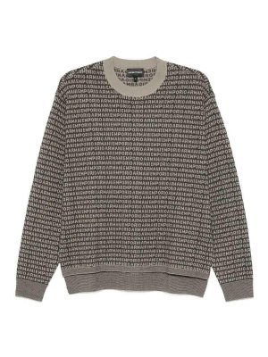 EMPORIO ARMANI: Suéteres con cuello pico - Suéter Cuello Redondo - Verde