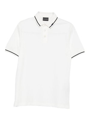 EMPORIO ARMANI: polo shirts - Cotton Polo Shirt