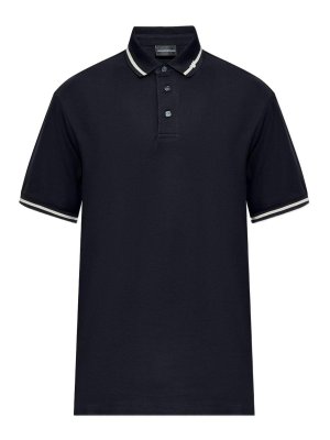 EMPORIO ARMANI: polo shirts - Cotton Polo Shirt