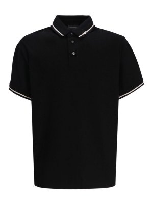 EMPORIO ARMANI: polo shirts - Cotton Polo Shirt