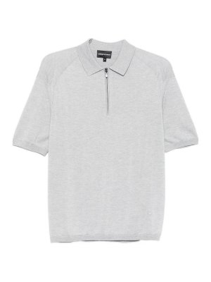 EMPORIO ARMANI: polo shirts - Wool Blend Polo Shirt