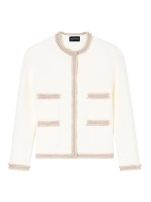 EMPORIO ARMANI: casual jackets - Crewneck Blazer Jacket