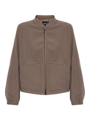EMPORIO ARMANI: casual jackets - Zipped Blouson Jacket