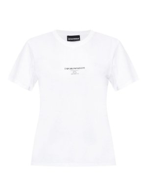 EMPORIO ARMANI: t-shirts - Logo Cotton T-Shirt