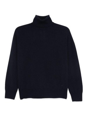 EMPORIO ARMANI: Col roulé & Col polo - Pull Col Roulé - Bleu