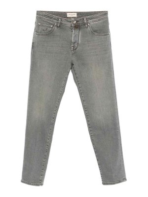JACOB COHEN: Jeans évasés - Jean Bootcut - Gris