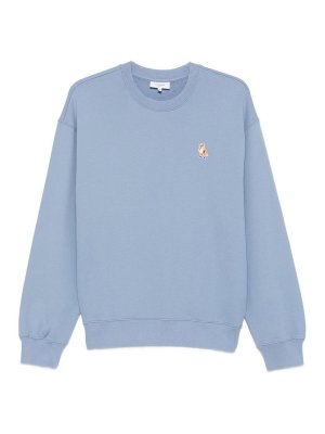 MAISON KITSUNÉ: Sweatshirts & Pulls - Sweat-Shirts - Bleu
