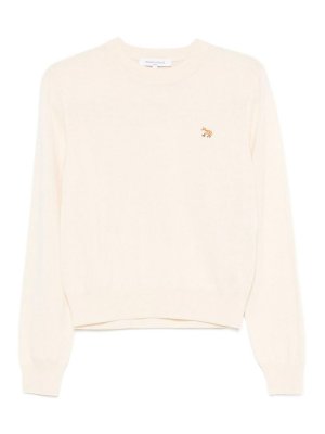 MAISON KITSUNÉ: crew necks - Baby Fox Wool Jumper