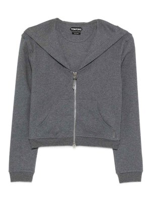 TOM FORD: Sudaderas y suéteres - Sudadera - Gris