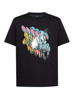 PS BY PAUL SMITH: T-shirts - T-Shirt - Schwarz