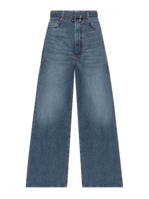 SPORTMAX: Jeans boot-cut - Jeans Boot-Cut - Azul