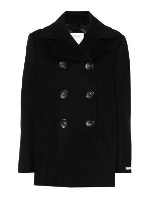 SPORTMAX: ショートコート - ショートコート - 黒