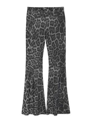 STELLA McCARTNEY: bootcut jeans - Leopard Print Flared Jeans