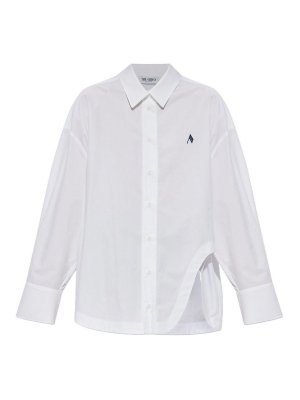 The Attico: shirts - Logo Cotton Shirt